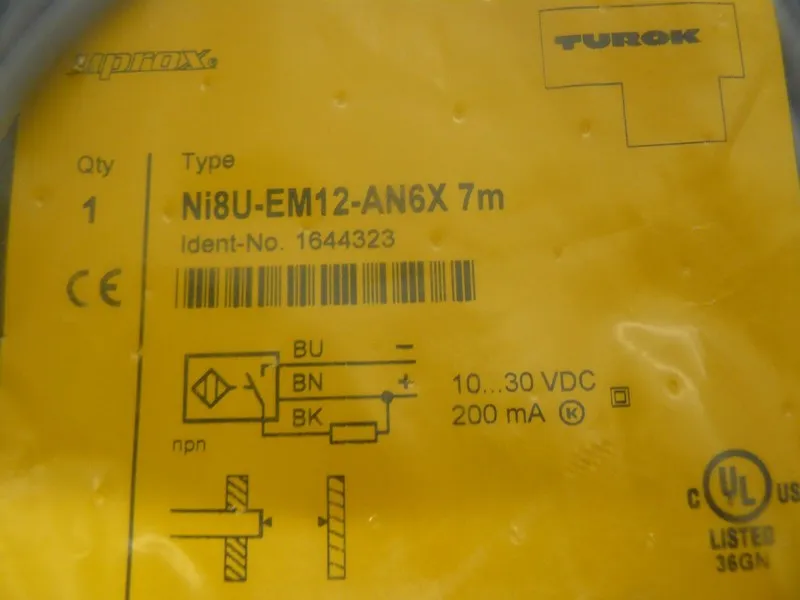 Датчик приближения Turck Ni8U-EM12-AN6X Inductive Proximity Sensor. 5E-1/2