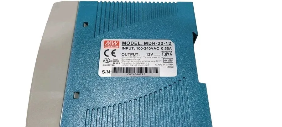 Блок питания Mean Well MDR-20-12 Industrial Din Rail Power Supply 12VDC 1.67A 20