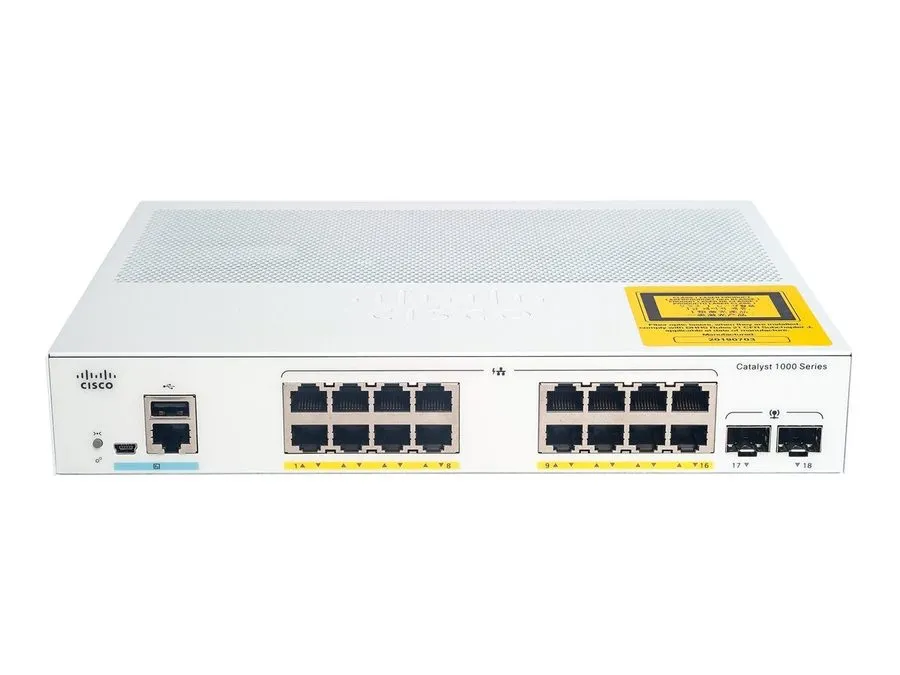 Коммутатор Cisco C1000-16FP-2G-L Switch