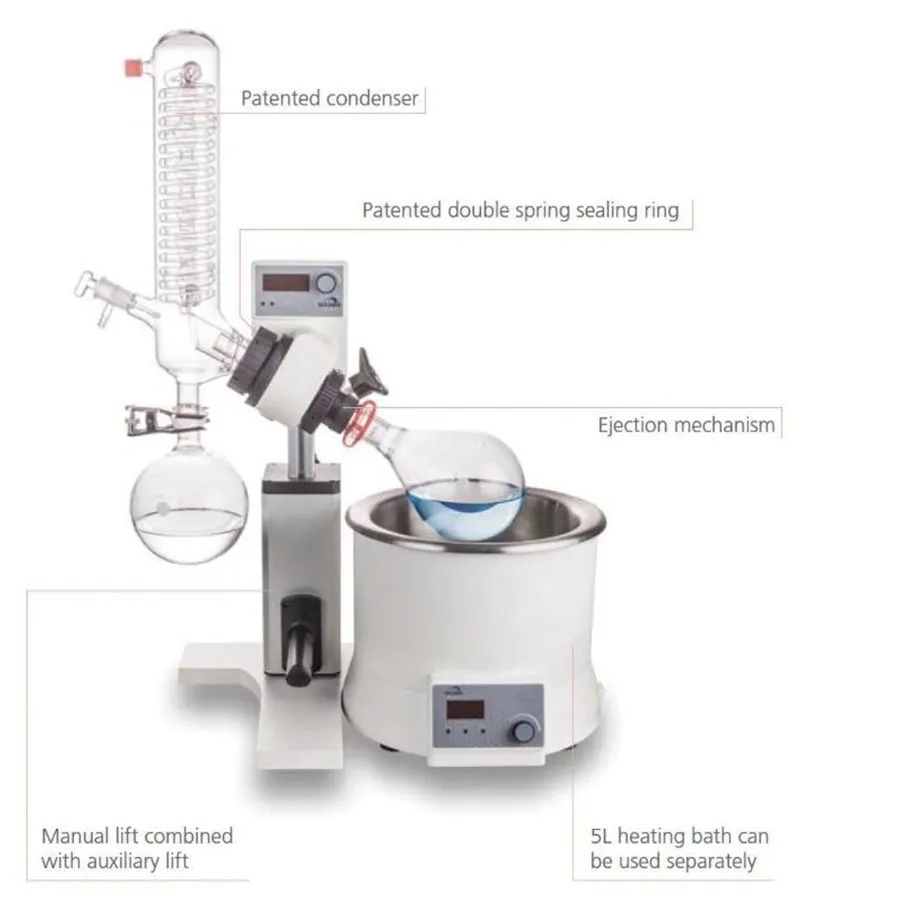 Ротационный испаритель SCILOGEX® SCI100-S Manual Lift Rotary Evaporator with Gla — фото лота 1