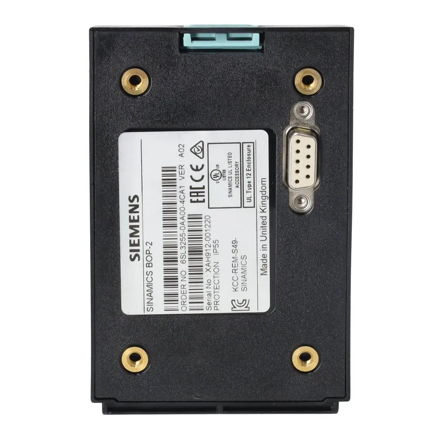 Частотный преобразователь Siemens 6SL3255-0AA00-4CA1 SINAMICS G120XA PN