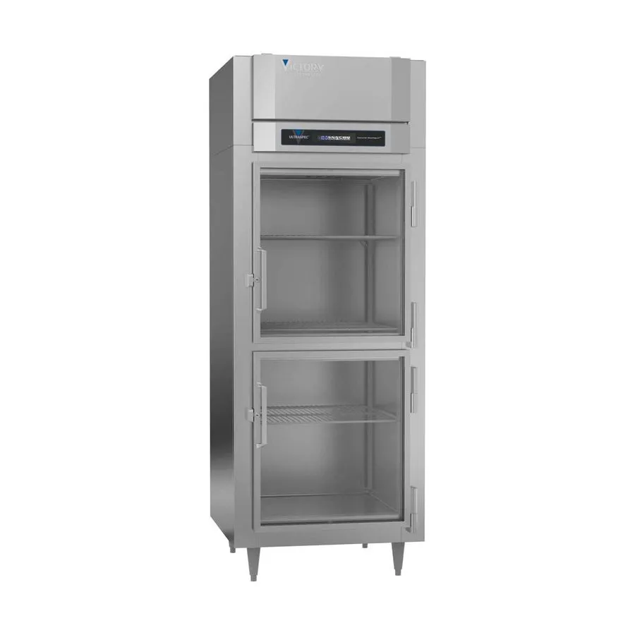 Морозильный шкаф Victory FS-1D-S1-EW-HG-HC 31.25" 2-Half Glass Door Reach-In Fre
