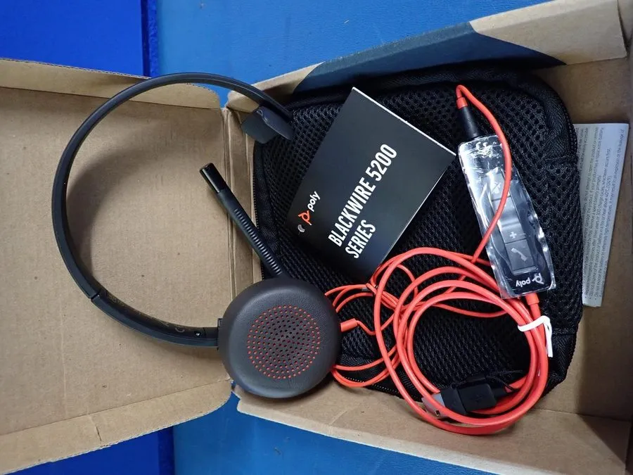 POLY BLACKWIRE 5210 Monaural USB-C Headset C5200 USB-C + C5210T 8X230AA