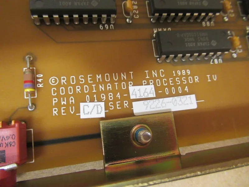 Трубопроводная арматура ROSEMOUNT COORDINATOR PROCESSOR IV C/D
