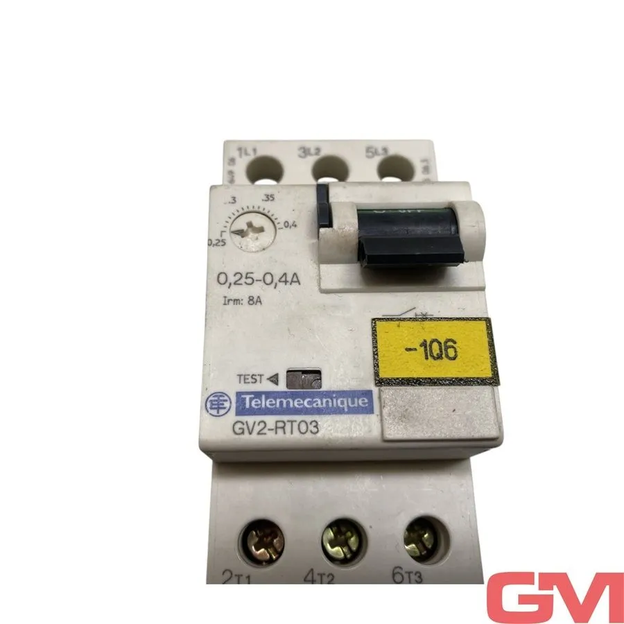 Автоматический выключатель Telemecanique GV2-RT03 Motor Circuit Breaker 0.25-0.4
