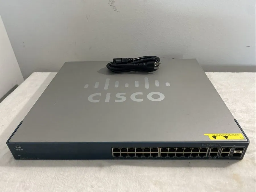 Коммутатор Cisco ESW-520-24P-K9 24-Port 10/100 PoE 4xGbE Uplink Network Switch