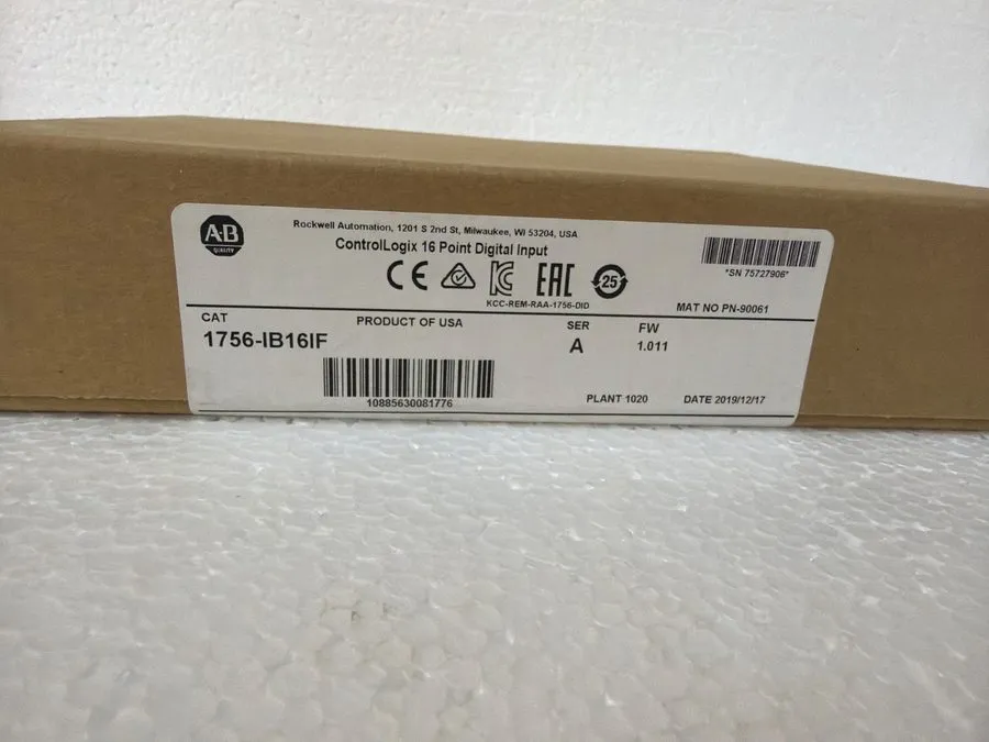 Модуль ввода-вывода Allen-Bradley 1756-IB16IF SER A ControlLogix 16 Point Digita