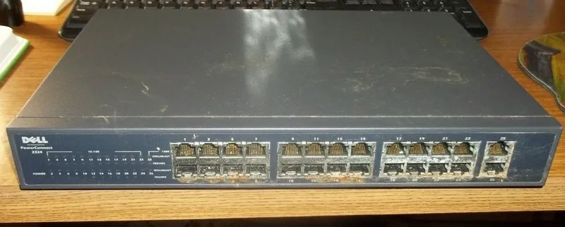 Коммутатор Dell PowerConnect 2324 24-Port Gigabit Rackmount Switch Unmanaged RJ-