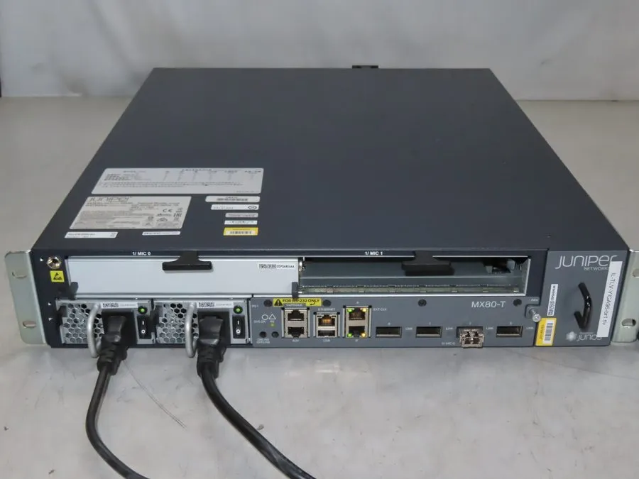 Маршрутизатор Juniper MX80-T Universal Edge Router MX80-AC Dual AC