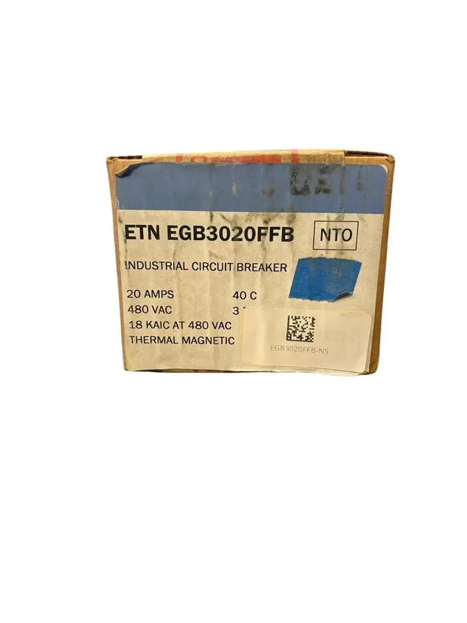 Автоматический выключатель Eaton EGB3020FFB 67B3782G04 Circuit Breaker, 20A 480V — фото лота 1