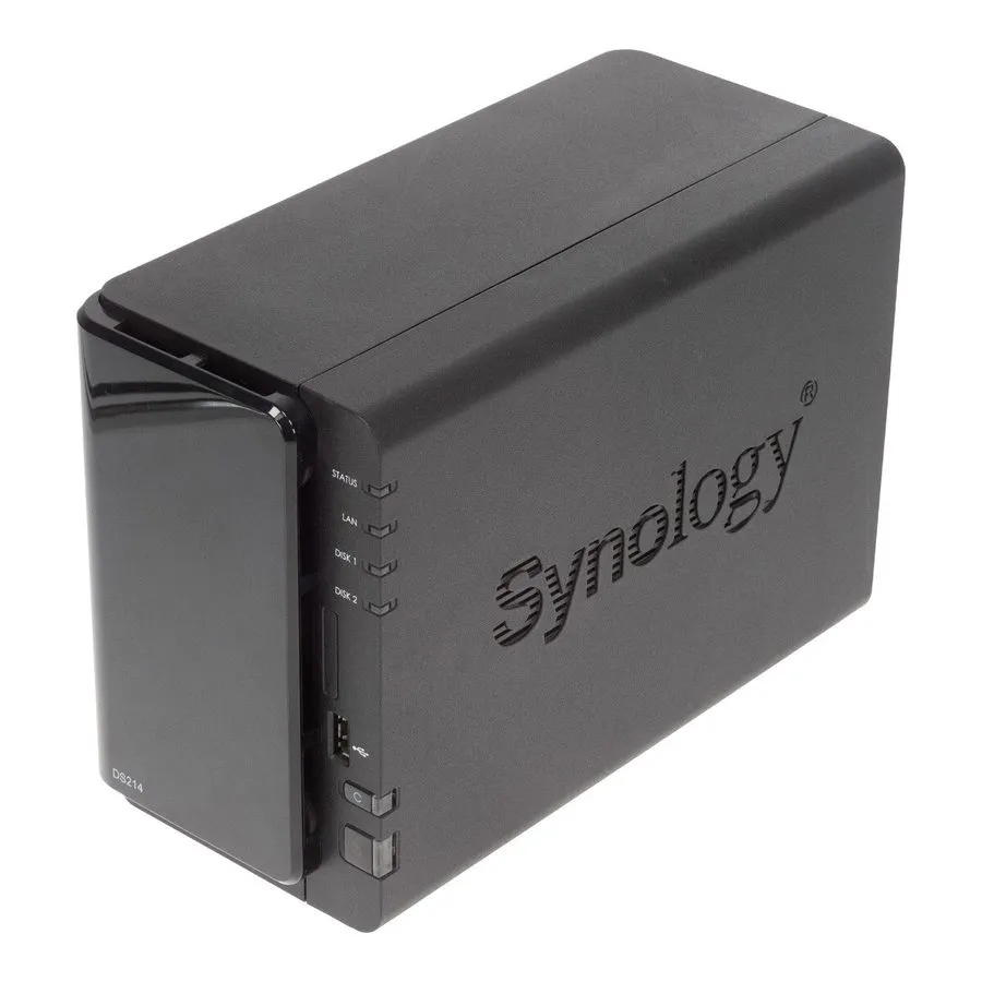 Сетевое хранилище SYNOLOGY DS214 NAS 0GB 1.066GHz 512GB DDR3