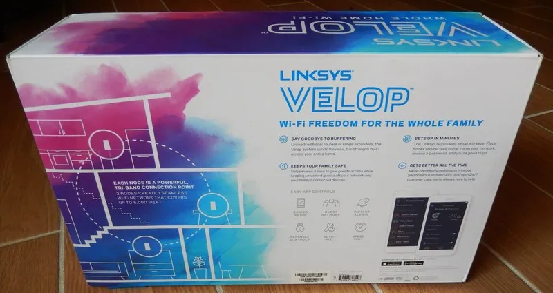 Коммутатор Linksys Velop Tri-band Series Intelligent Mesh WiFi System, White, AC