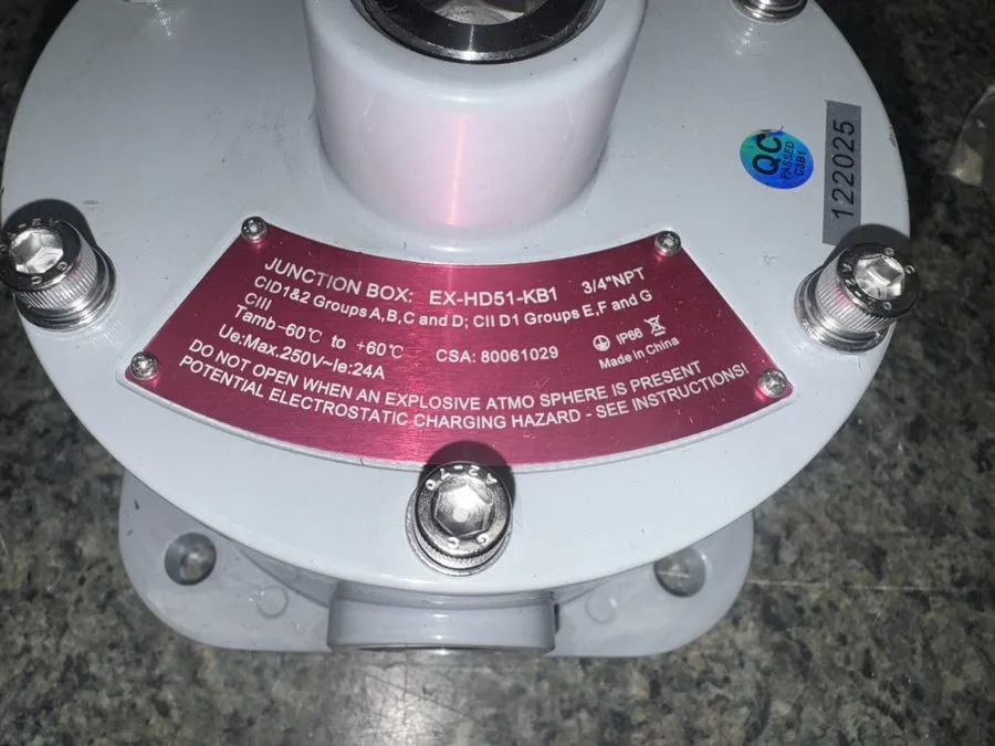 Электрооборудование Explosion Proof Junction Box EX-HD51-KB1 3/4" NPT — фото лота 1