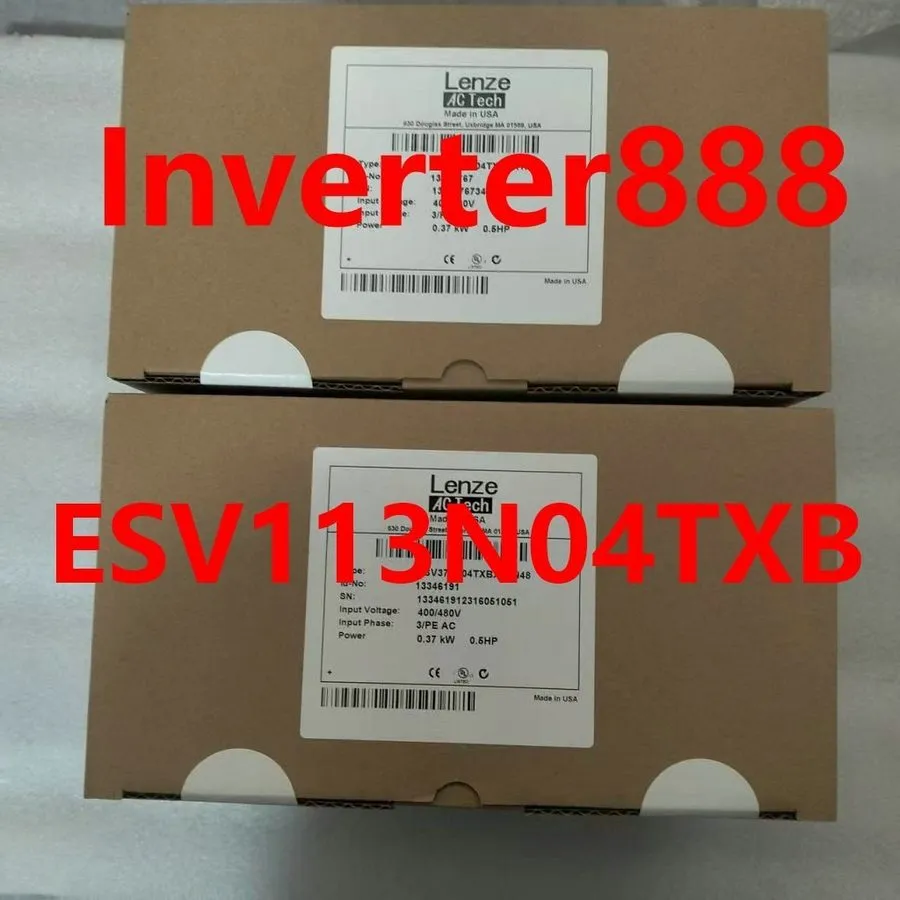 Частотный преобразователь Lenze ESV113N04TXB 15HP 460V 3-Phase VFD Speed Control — фото лота 1