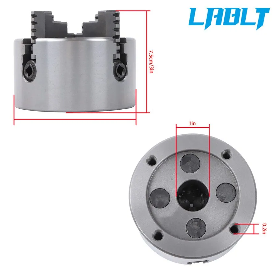 Режущий инструмент LABLT K72-100 4Inch Lathe Chuck 4 Jaw Independent Milling Mac