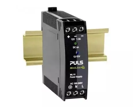 Блок питания Puls ML15.121 DC Power Supply, 100/240V AC, 12/15V DC, 15 W, 1.3 A,
