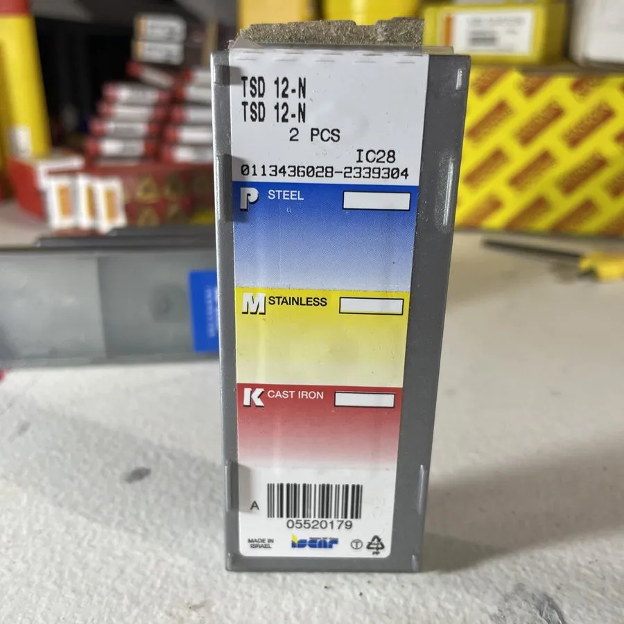 Режущий инструмент ISCAR insert TSD 12-N UPC 05520179 IC28 — фото лота 1