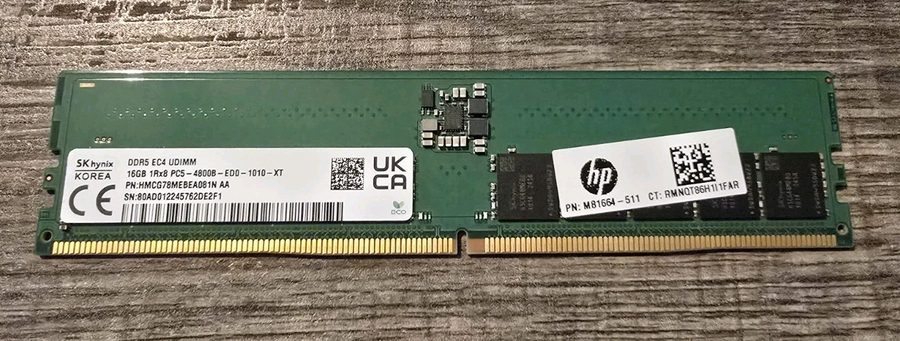 Модуль памяти SK hynix 16GB DDR5-4800 ECC UDIMM PC5-38400 1Rx8 HMCG78MEBEA081N H