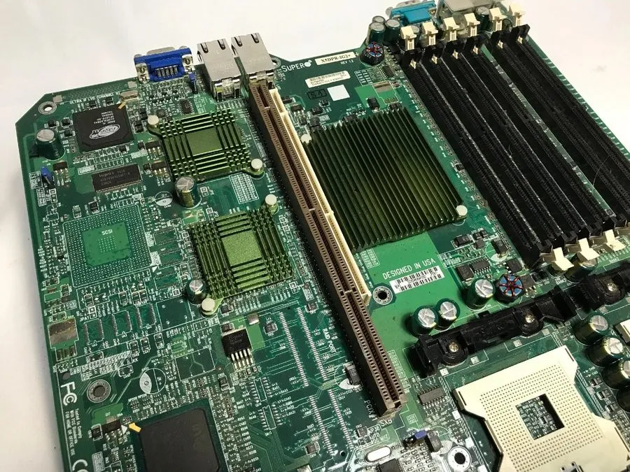 Материнская плата Mother Board PGA604 MotherBoard Supermicro X5DPR-IG2+ 6013P-i — фото лота 1