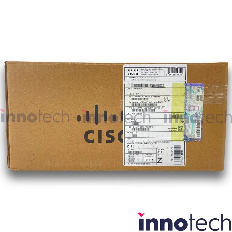 Коммутатор Cisco Catalyst C9200CX-8UXG-2X-E 8 Port UPoE Network Switch