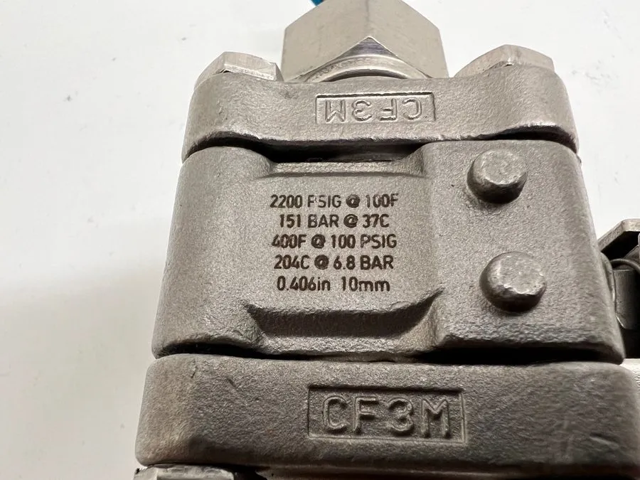 Клапан Swagelok SS-A63TS8 3-Piece 60 Series Fire Series Ball Valve FNSP