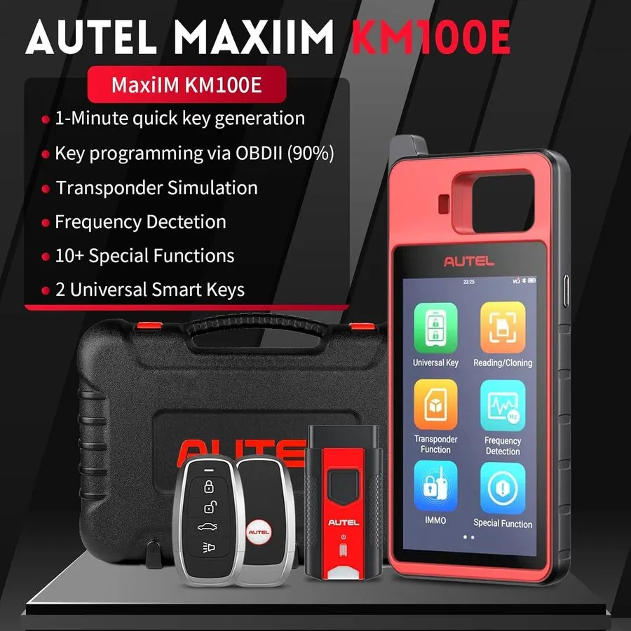 Диагностический сканер 2026 Autel Scanner MaxiIM KM100E Key Fob Programming Tool — фото лота 1