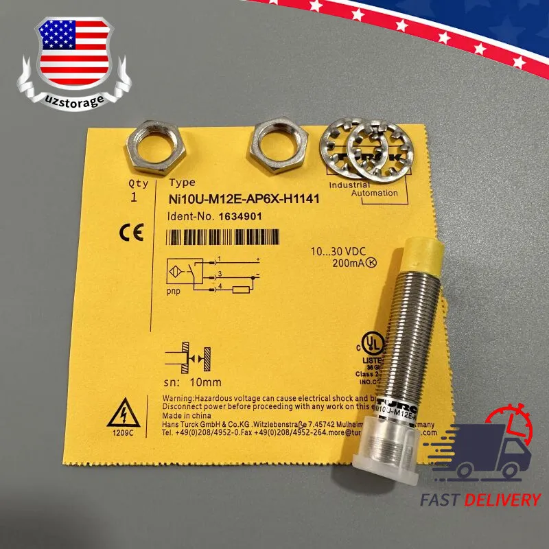 Датчик приближения TURCK Proximity Switch NI10U-M12E-AP6X-H1141 Induction Sensor