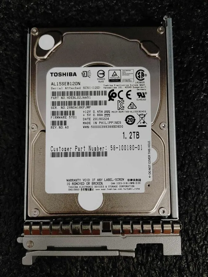 Жёсткий диск Cisco UCS-HD12TB10K12G 1.2TB HDD SAS 10K RPM 12G Internal Hard Driv