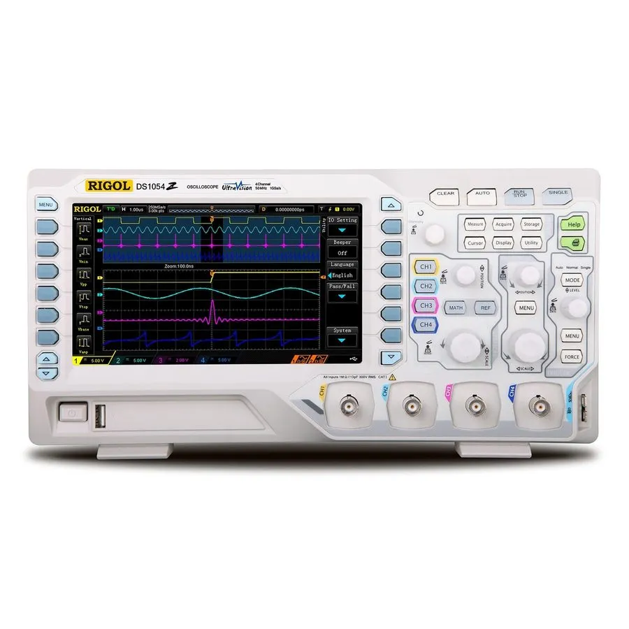 Осциллограф Rigol DS1054Z 50MHZ/4 Channels Oscilloscope 1Gs/S el — фото лота 1