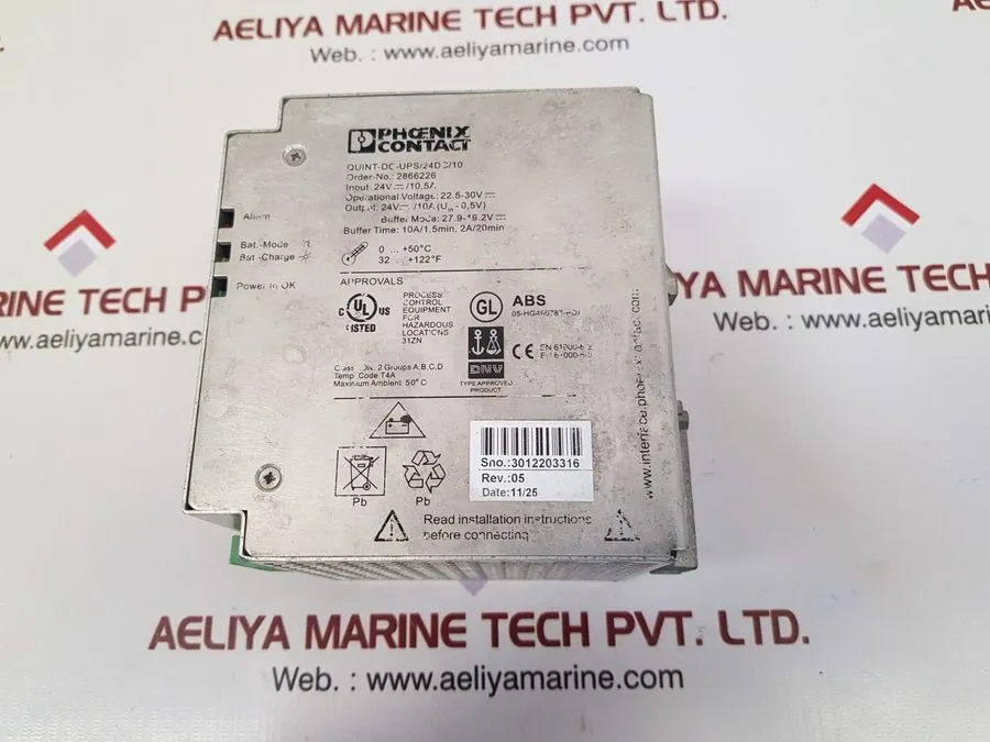 Блок питания PHOENIX CONTACT QUINT-DC-UPS/24DC/10 2866226 Power Supply