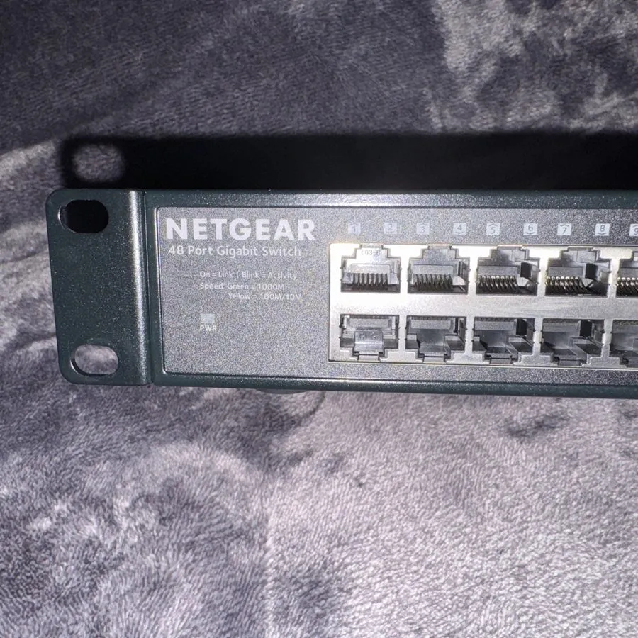 Коммутатор NETGEAR GS348-100NAS 48 Port Gigabit Ethernet Rackmount Unmanaged Swi