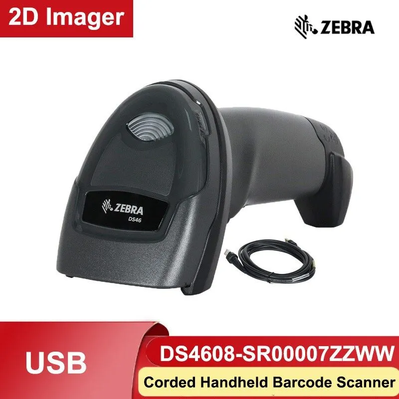 Сканер штрих-кода Zebra DS4608-SR00007ZZWW Wired Handheld 1D 2D Area Imager Barc