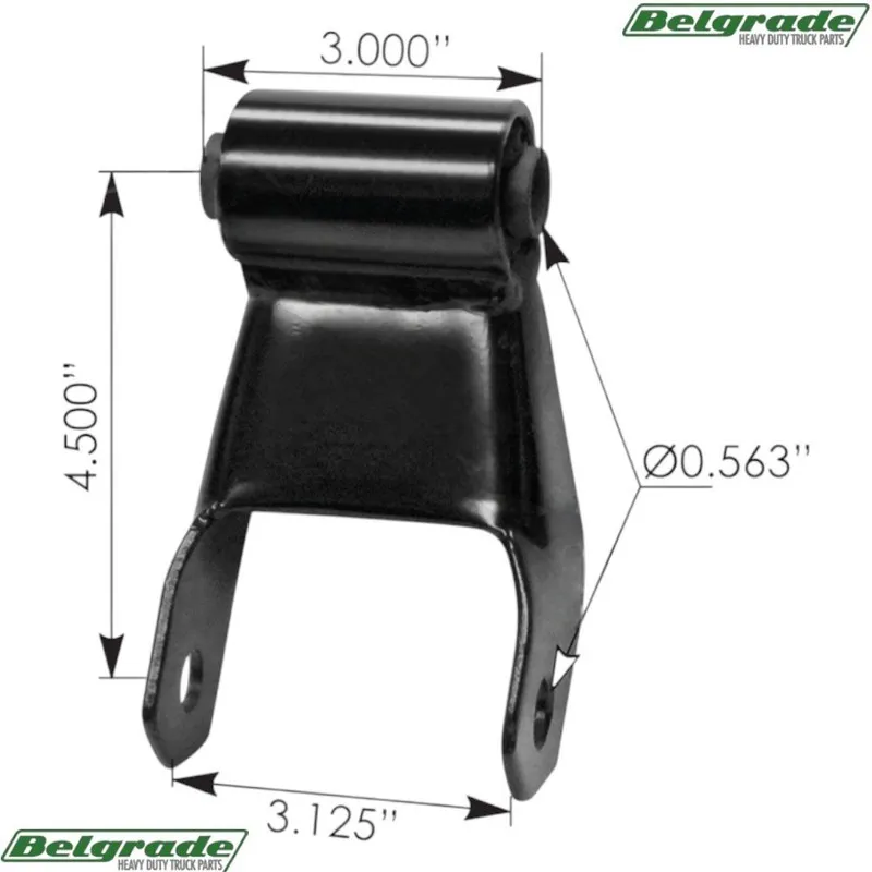 Такелажная скоба Ford E-150 Club Wagon 1987-2008 Spring Assembly Shackle E6TZ-57