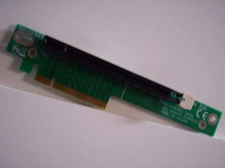 Райзер-плата PCI Express Riser Card x8 to x16 Left Slot Adapter для 1U Server ST — фото лота 1