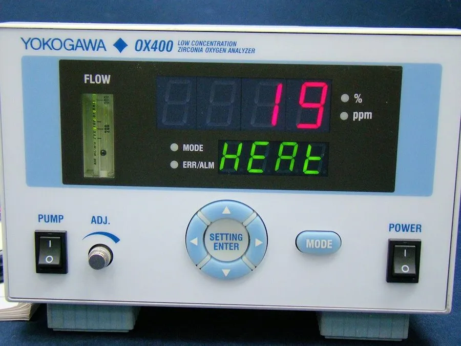 Датчик Yokogawa OX400 Zirconia Oxygen Analyzer Low Concentration Gas Meter — фото лота 2