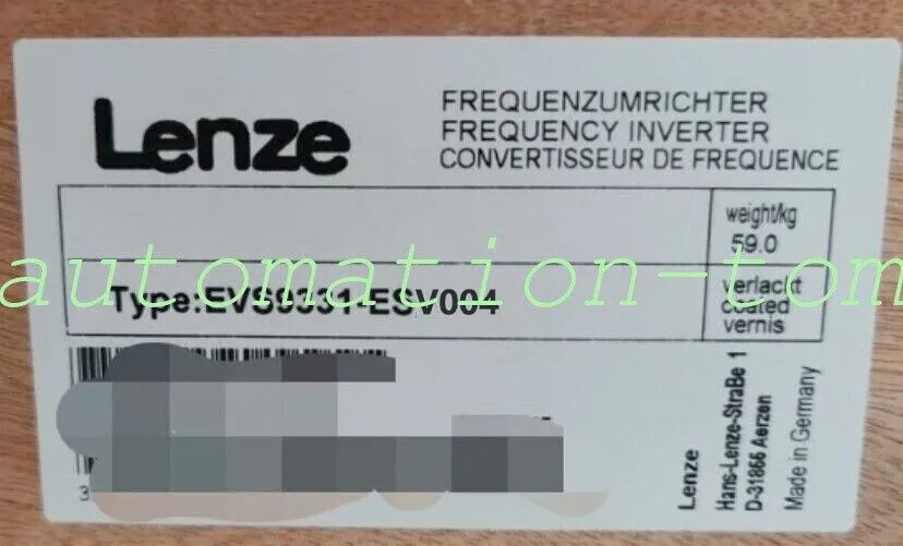 Сервопривод LENZE Servo Drive Inverter EVS9331-ESV004