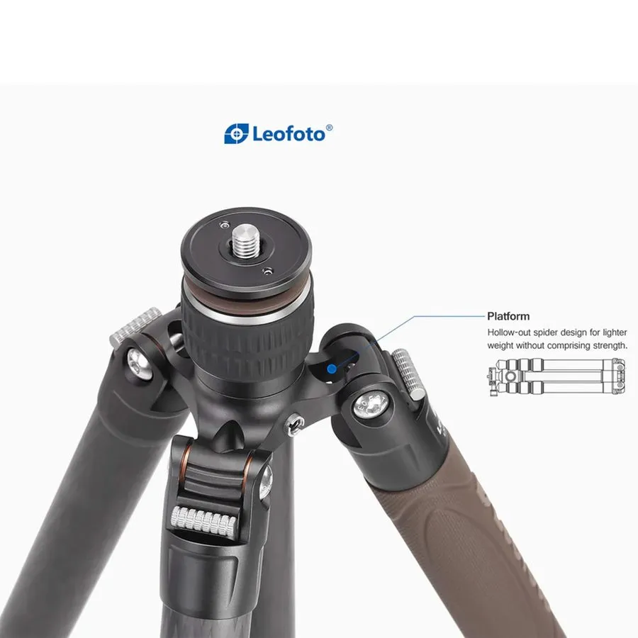 Оборудование видеонаблюдения Leofoto LX-284CT + XB-38 Reversible Travel Tripod w
