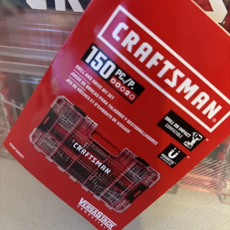 Режущий инструмент Craftsman Drill & Drive 150 Bit Set, Magnetic. CMAF150SET — фото лота 1