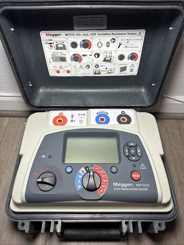 Тестер Megger MIT1525 15 kV High Voltage Insulation Resistance Tester