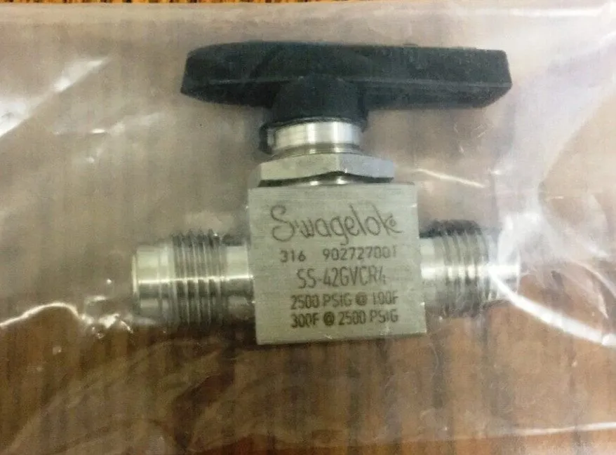 Клапан Swagelok SS-42GVCR4 Stainless Steel 1-Piece 40G Series Ball Valve FNSP