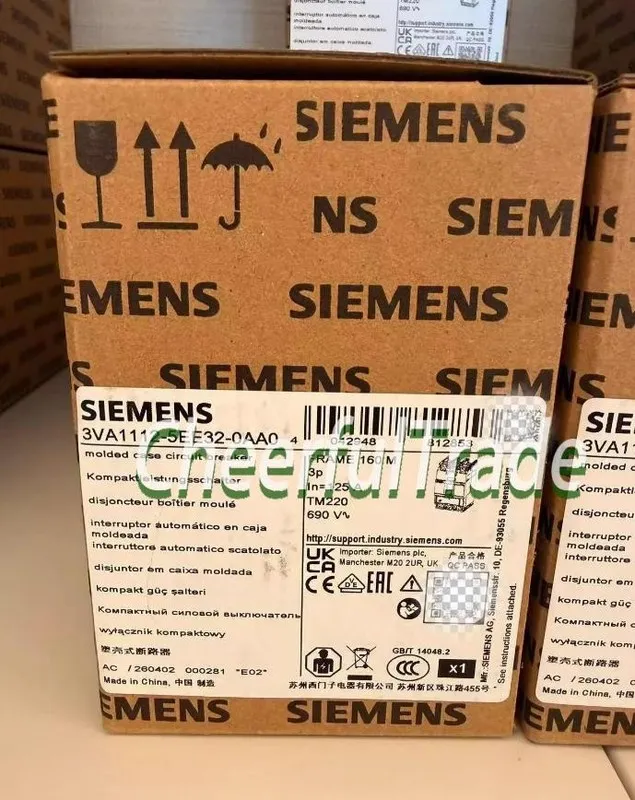 Автоматический выключатель Siemens 3VA1112-5EE32-0AA0 Circuit Breaker 125A