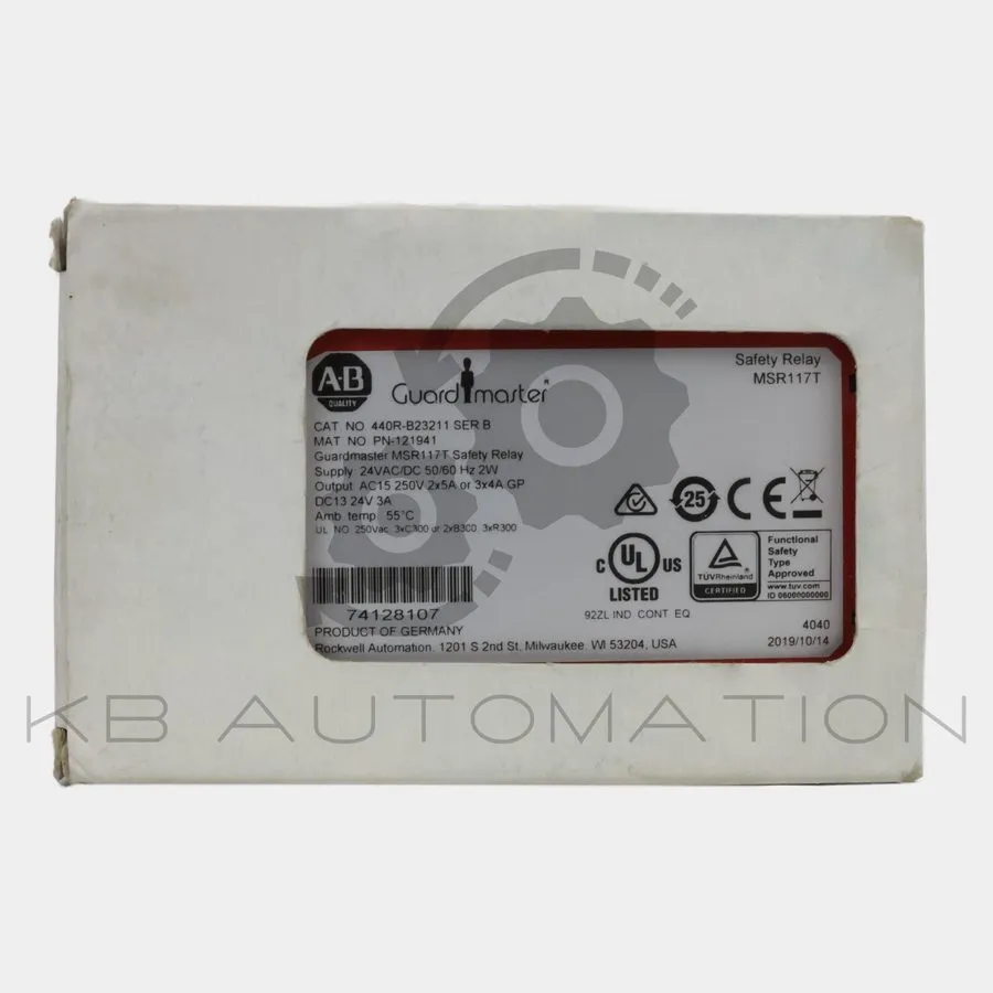 Реле безопасности Allen-Bradley 440R-B23211 Safety Relay 24V AC/DC Model MSR117T