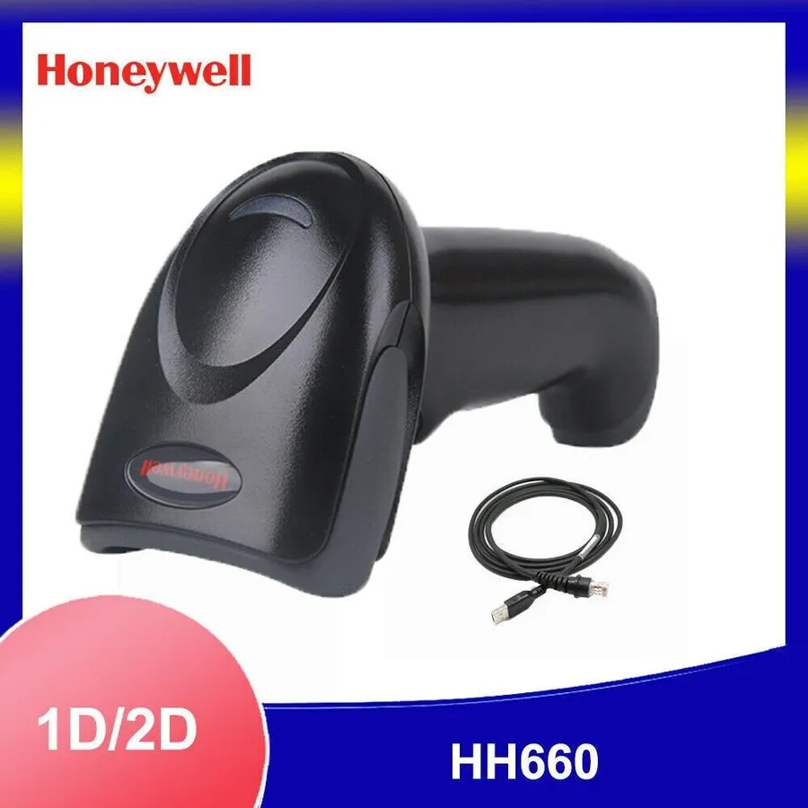 Сканер штрих-кода Honeywell HH660 1D 2D Area-Imaging Handheld USB Barcode Scanne