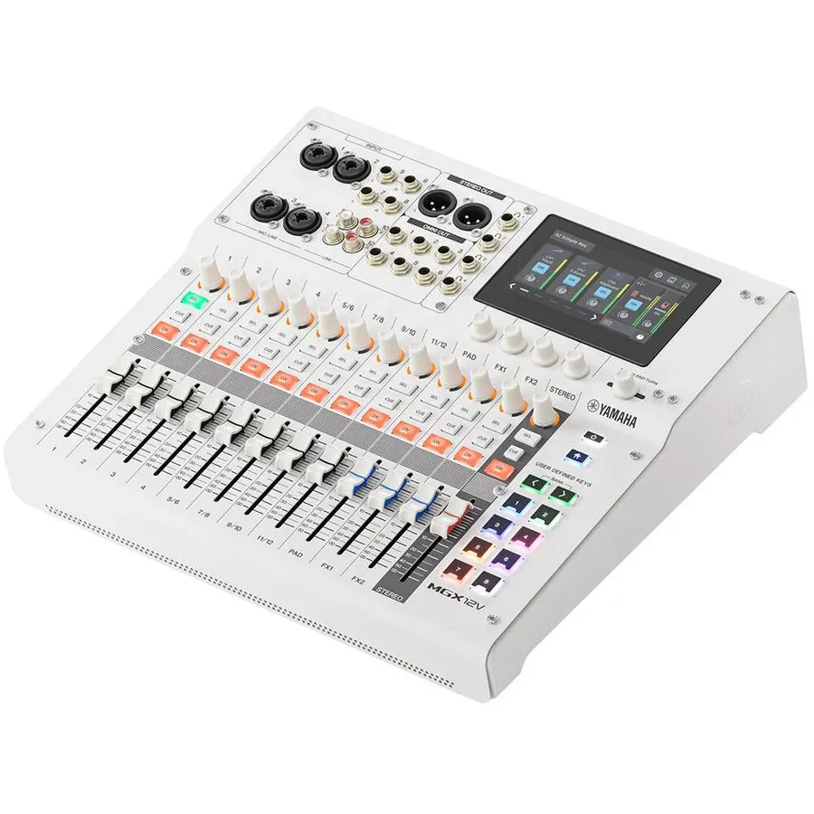 Микшерный пульт Yamaha Pro Audio MGX12V B 18-Channel Compact Digital Mixing Cons — фото лота 2