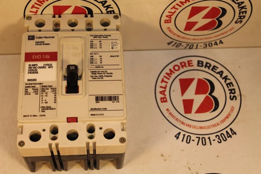 Автоматический выключатель 1 Eaton EHD3030L 30A Circuit Breaker EHD 14K 3P 480V