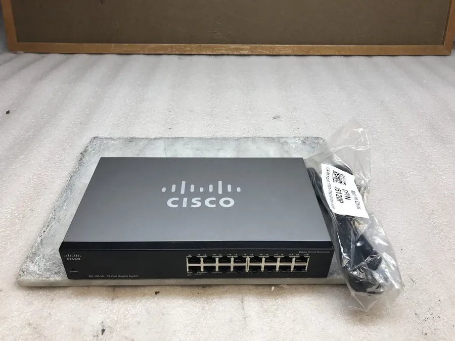 Коммутатор Cisco SG100-16 16 Port Unmanaged Gigabit Ethernet Switch Business Rac