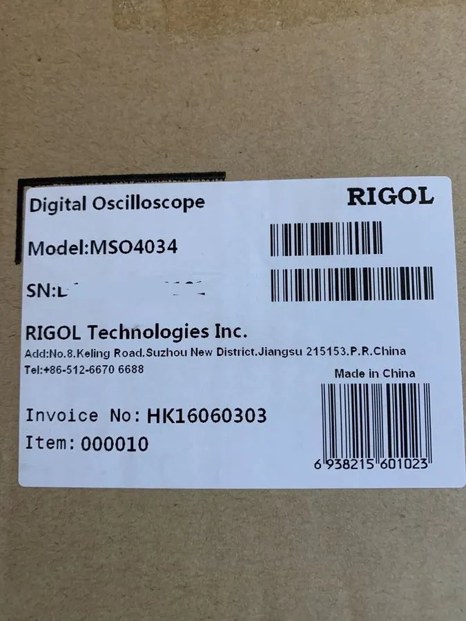 Осциллограф Rigol MSO4034 4+16 Channel Digital Oscilloscope from