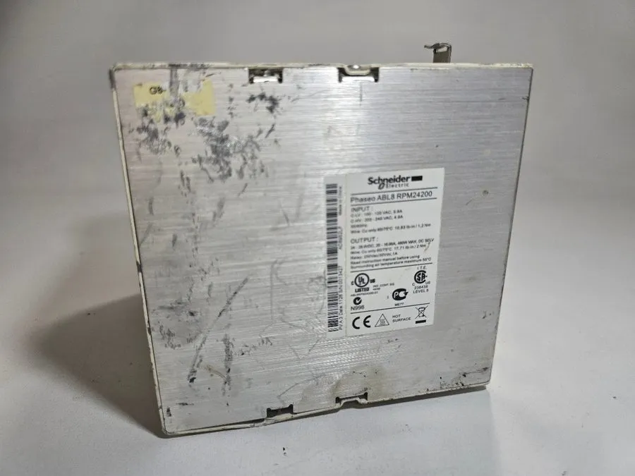 Блок питания Schneider Phaseo ABL8RPM24200 24VDC 20A 480W DIN Rail Power Supply — фото лота 1