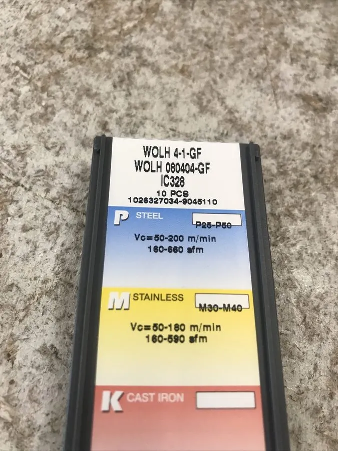 Режущий инструмент ISCAR WOLH 4-1-GF IC328 INSERT — фото лота 1