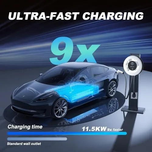 Аккумулятор Level 2 EV Charger, 11.5KW /50A Fast White-50A/11.5KW — фото лота 2